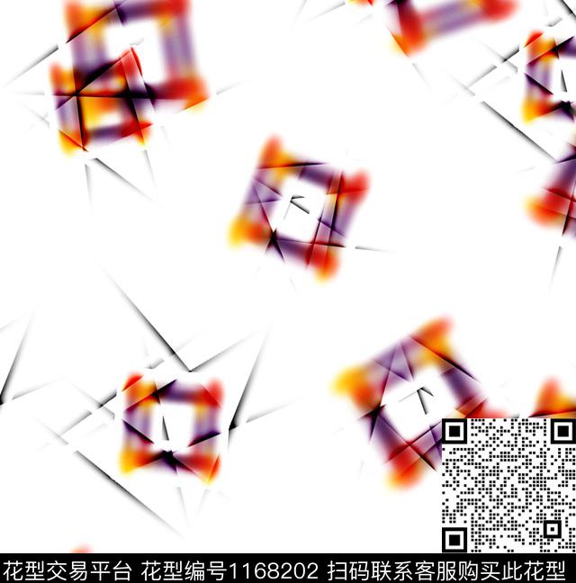 休闲几何抽象数码印花华亿平台下载（图片编号: 1168202） - 瓦栏（Walan）