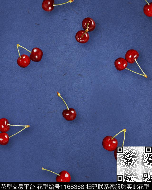 涂鸦欧洲水果数码印花华亿平台下载（图片编号: 1168368） - 瓦栏（Walan）