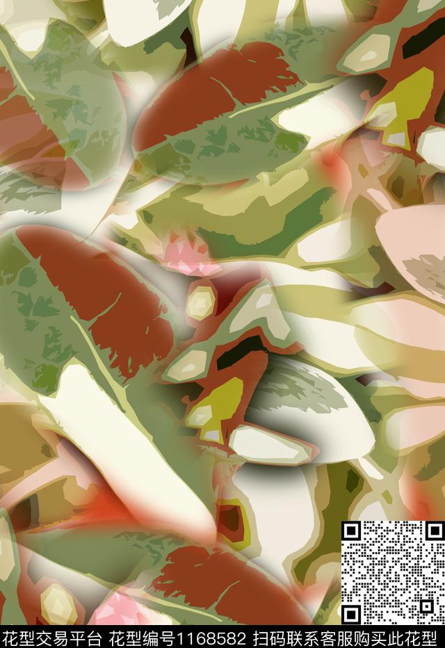 迷彩图案艺术迷彩抽象数码印花华亿平台下载（图片编号: 1168582） - 瓦栏（Walan）