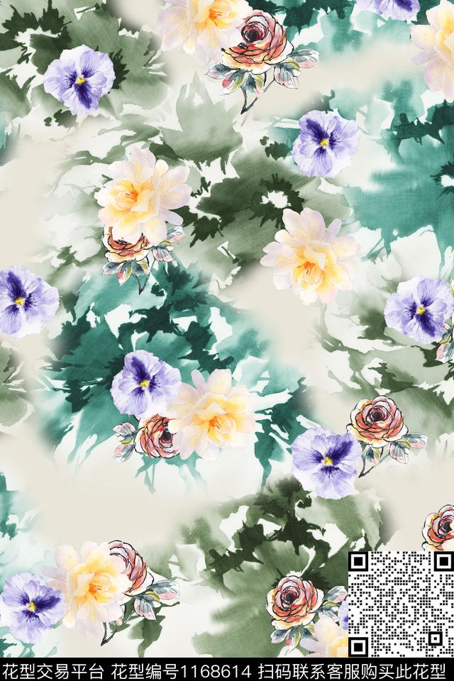 时尚数码华亿平台女装数码印花华亿平台下载（图片编号: 1168614） - 瓦栏（Walan）