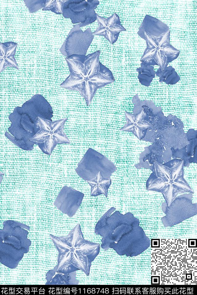 女装热带水果麻布华亿平台数码印花华亿平台下载（图片编号: 1168748） - 瓦栏（Walan）