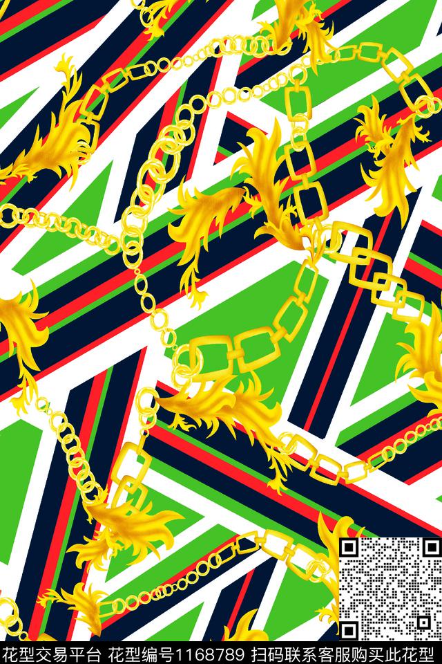 时尚链条数码华亿平台数码印花华亿平台下载（图片编号: 1168789） - 瓦栏（Walan）