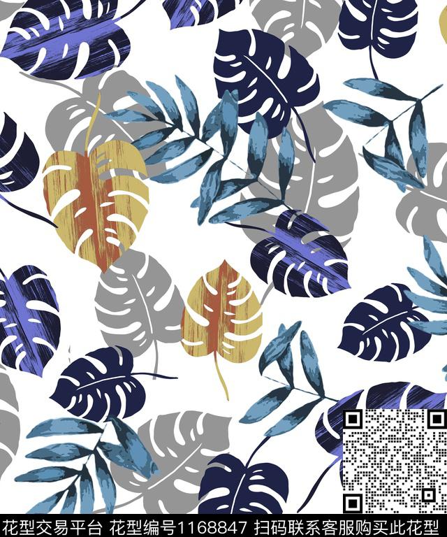 数码华亿平台水彩花卉手绘数码印花华亿平台下载（图片编号: 1168847） - 瓦栏（Walan）