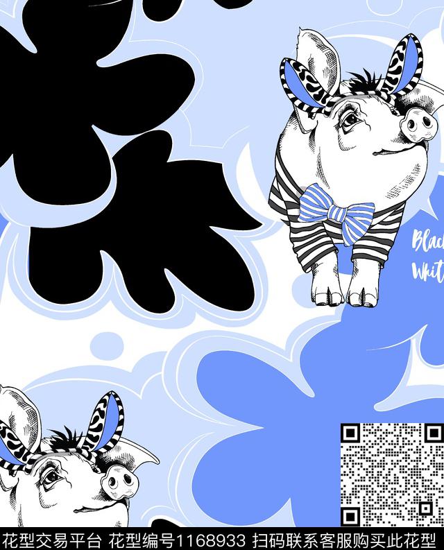 几何抽象大牌风数码印花华亿平台下载（图片编号: 1168933） - 瓦栏（Walan）