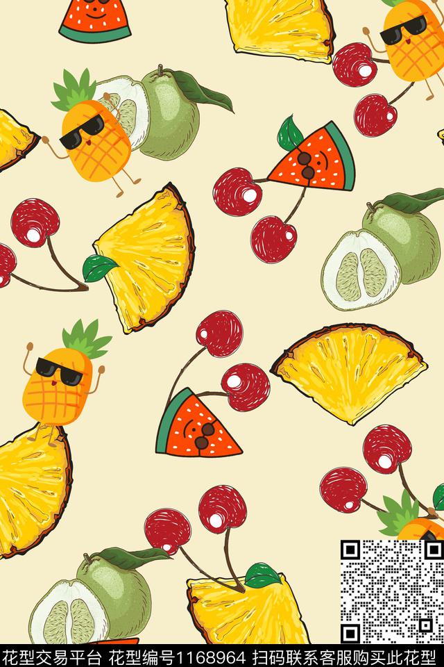 大牌风水果趣味传统印花华亿平台下载（图片编号: 1168964） - 瓦栏（Walan）
