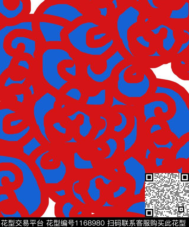 几何纹理创意数码印花华亿平台下载（图片编号: 1168980） - 瓦栏（Walan）