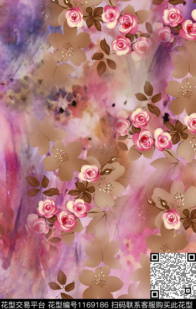 数码华亿平台大牌风民族风数码印花华亿平台下载（图片编号: 1169186） - 瓦栏（Walan）