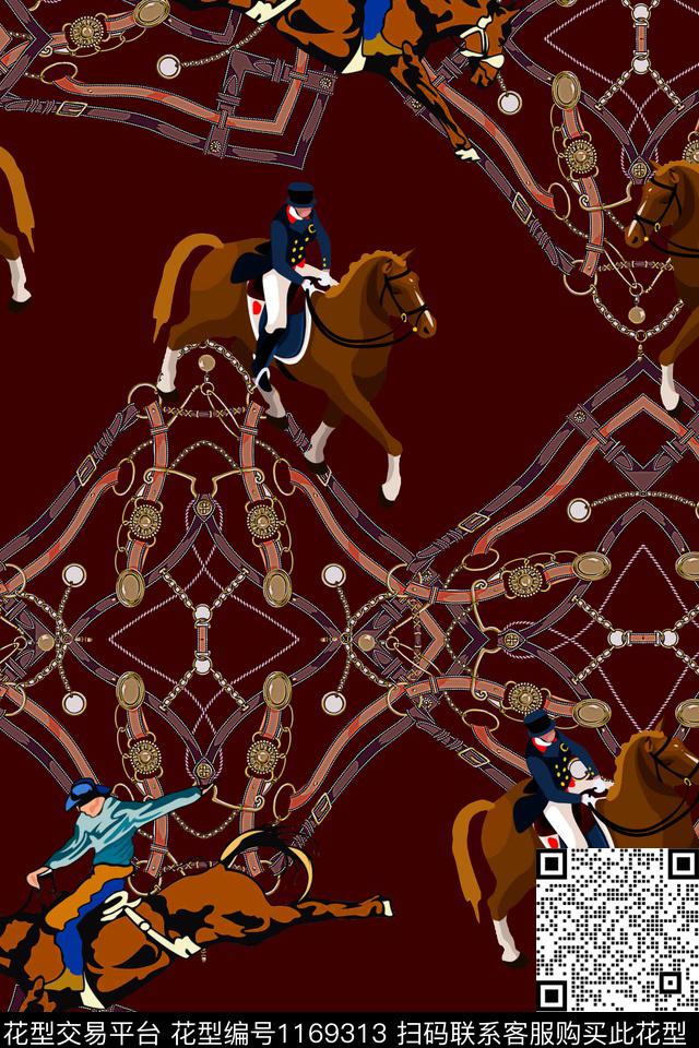 数码华亿平台链条大牌风数码印花华亿平台下载（图片编号: 1169313） - 瓦栏（Walan）