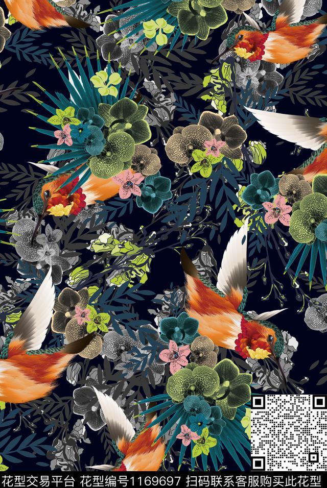 热带华亿平台女装复古华亿平台数码印花华亿平台下载（图片编号: 1169697） - 瓦栏（Walan）