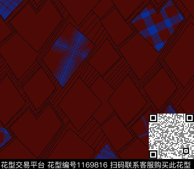 几何格子BURBERRY传统印花华亿平台下载（图片编号: 1169816） - 瓦栏（Walan）