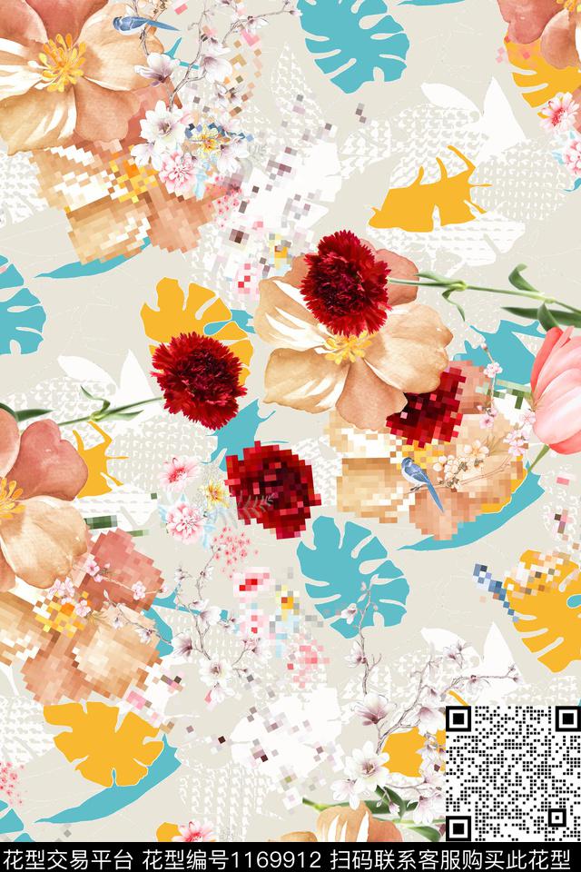 时尚数码华亿平台女装数码印花华亿平台下载（图片编号: 1169912） - 瓦栏（Walan）