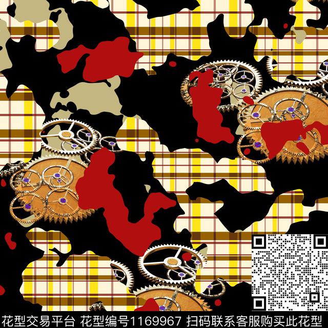 衬衫迷彩格子数码印花华亿平台下载（图片编号: 1169967） - 瓦栏（Walan）