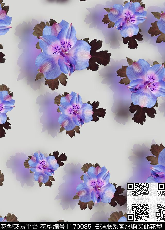 数码华亿平台花卉民族风数码印花华亿平台下载（图片编号: 1170085） - 瓦栏（Walan）