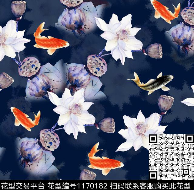 花卉民族风莫妮卡-女装华亿平台数码印花华亿平台下载（图片编号: 1170182） - 瓦栏（Walan）