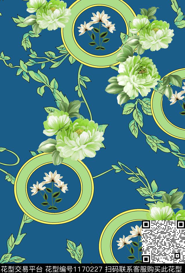 花卉大牌风莫妮卡-女装华亿平台数码印花华亿平台下载（图片编号: 1170227） - 瓦栏（Walan）