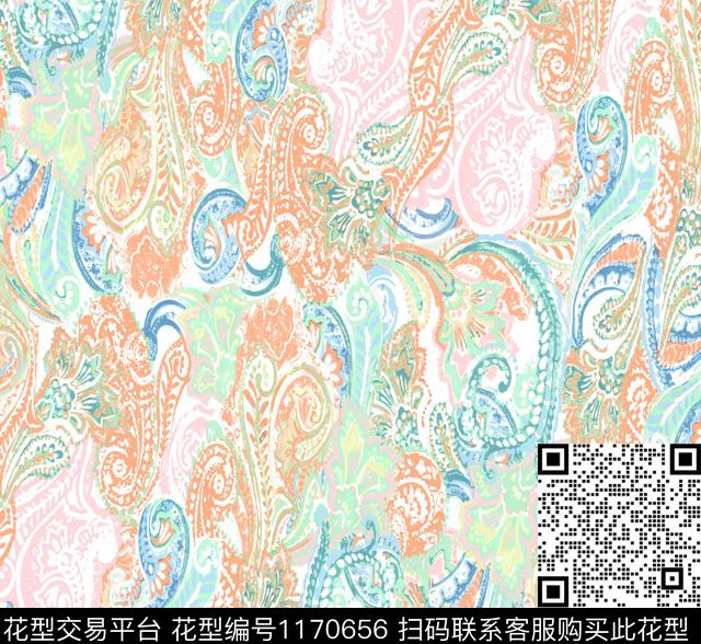 数码华亿平台女装几何数码印花华亿平台下载（图片编号: 1170656） - 瓦栏（Walan）