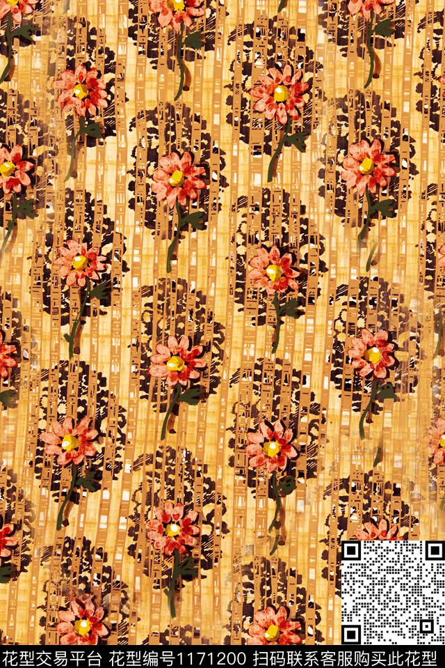 肌理油画华亿平台秋冬华亿平台数码印花华亿平台下载（图片编号: 1171200） - 瓦栏（Walan）