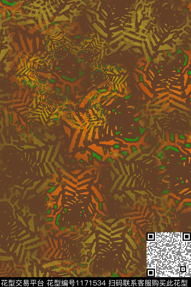 迷彩图案艺术迷彩男装休闲花卉数码印花华亿平台下载（图片编号: 1171534） - 瓦栏（Walan）