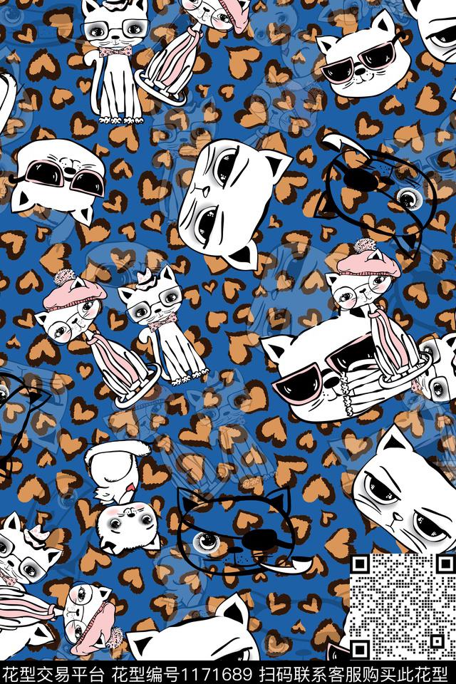 数码华亿平台大牌风卡通数码印花华亿平台下载（图片编号: 1171689） - 瓦栏（Walan）