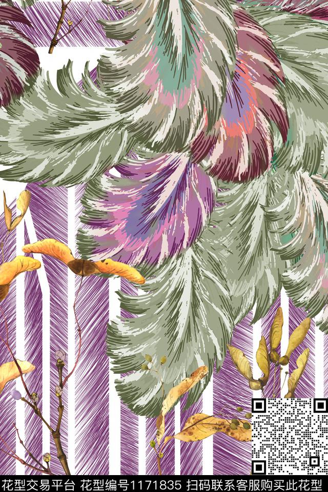 数码华亿平台抽象大牌风数码印花华亿平台下载（图片编号: 1171835） - 瓦栏（Walan）