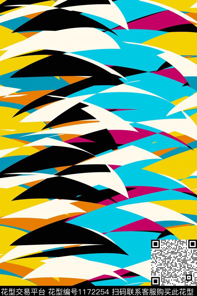 男装几何运动服传统印花华亿平台下载（图片编号: 1172254） - 瓦栏（Walan）