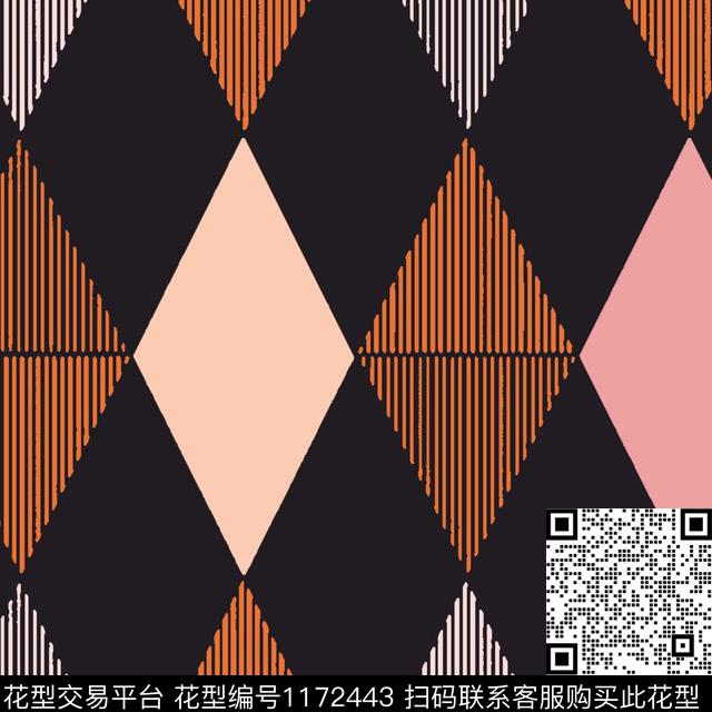 女装几何大牌风传统印花华亿平台下载（图片编号: 1172443） - 瓦栏（Walan）