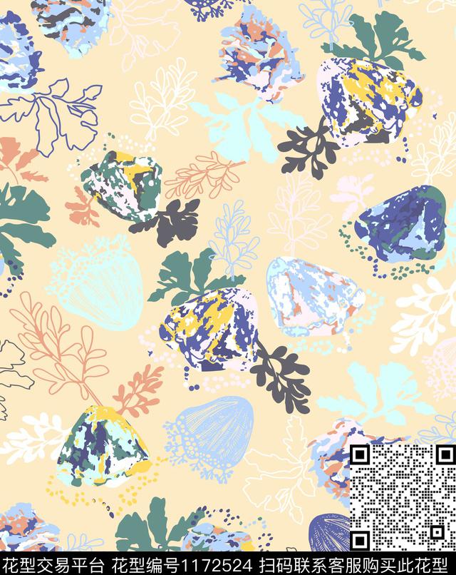 数码华亿平台女装水母数码印花华亿平台下载（图片编号: 1172524） - 瓦栏（Walan）