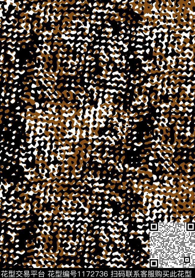 抽象肌理纹男装传统印花华亿平台下载（图片编号: 1172736） - 瓦栏（Walan）