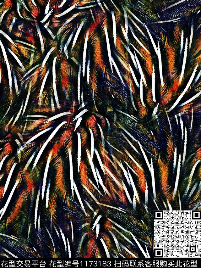 数码华亿平台花卉大牌风数码印花华亿平台下载（图片编号: 1173183） - 瓦栏（Walan）