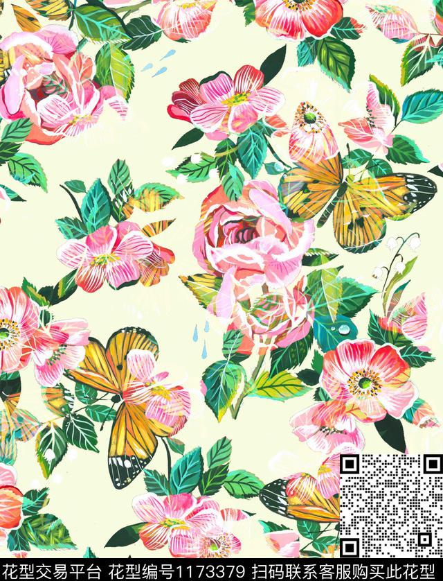 春夏华亿平台女装花卉数码印花华亿平台下载（图片编号: 1173379） - 瓦栏（Walan）