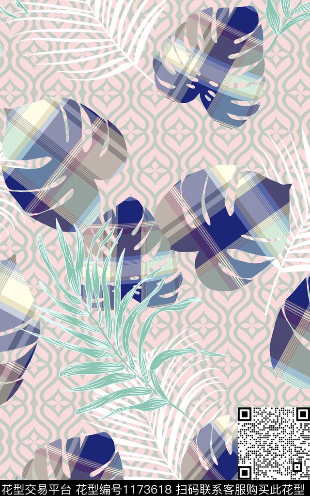 男装绣花华亿平台几何数码印花华亿平台下载（图片编号: 1173618） - 瓦栏（Walan）