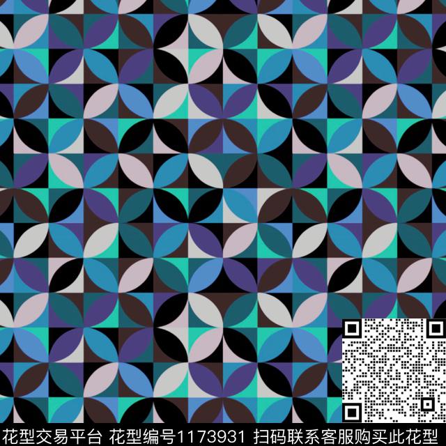 数码华亿平台女装几何数码印花华亿平台下载（图片编号: 1173931） - 瓦栏（Walan）