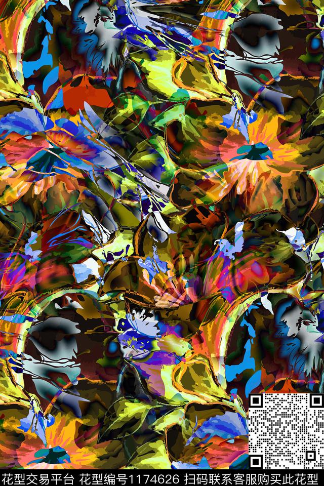 数码华亿平台炫彩男装数码印花华亿平台下载（图片编号: 1174626） - 瓦栏（Walan）