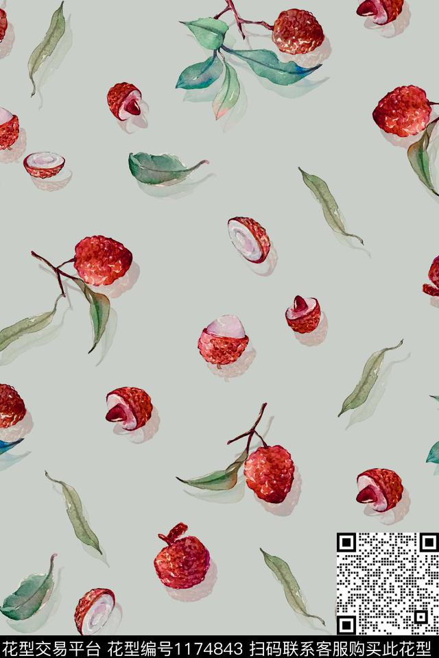 数码华亿平台水果女装数码印花华亿平台下载（图片编号: 1174843） - 瓦栏（Walan）