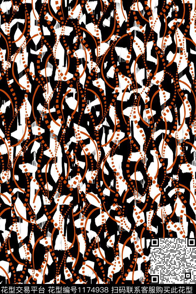 几何大牌风线条传统印花华亿平台下载（图片编号: 1174938） - 瓦栏（Walan）