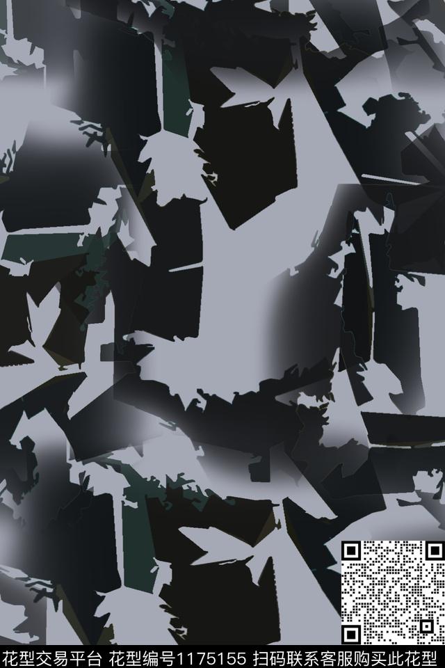抽象径庭迷彩艺术迷彩数码印花华亿平台下载（图片编号: 1175155） - 瓦栏（Walan）