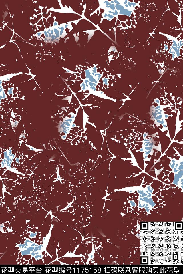 抽象径庭迷彩艺术迷彩数码印花华亿平台下载（图片编号: 1175158） - 瓦栏（Walan）