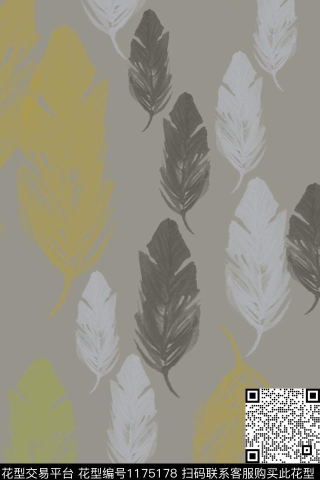 动物纹羽毛飘飘男装休闲花卉数码印花华亿平台下载（图片编号: 1175178） - 瓦栏（Walan）