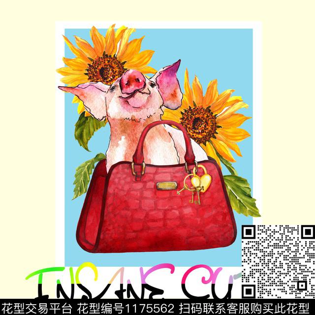 潮牌大牌风猪数码印花华亿平台下载（图片编号: 1175562） - 瓦栏（Walan）