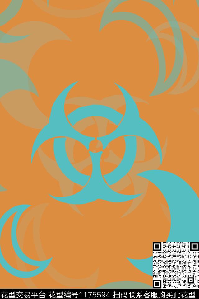 几何精致几何风俗画数码印花华亿平台下载（图片编号: 1175594） - 瓦栏（Walan）