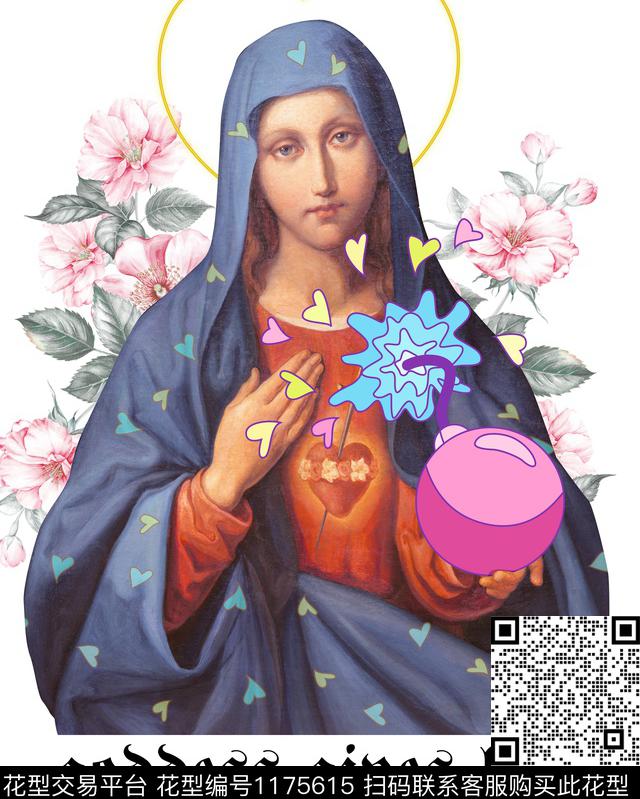 潮牌大牌风定位花数码印花华亿平台下载（图片编号: 1175615） - 瓦栏（Walan）