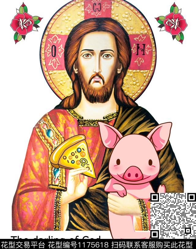 潮牌定位花猪数码印花华亿平台下载（图片编号: 1175618） - 瓦栏（Walan）