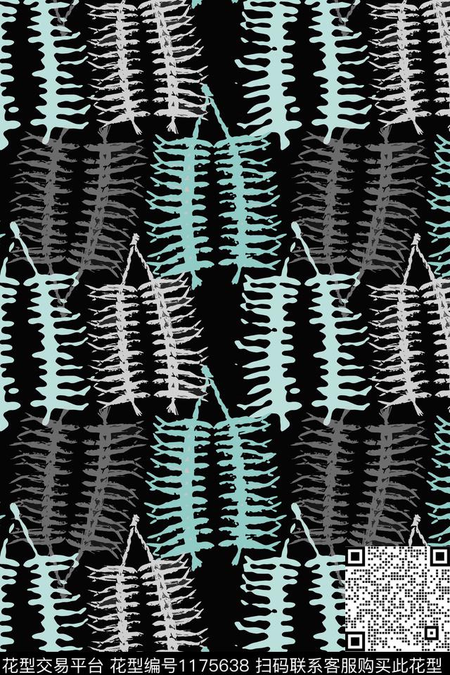 趣味风俗画鱼儿自在飘传统印花华亿平台下载（图片编号: 1175638） - 瓦栏（Walan）