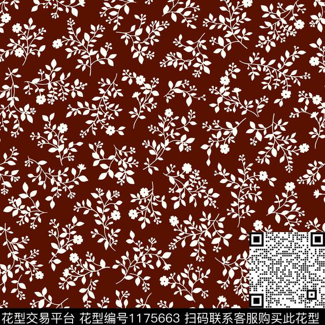 春夏华亿平台花卉小碎花传统印花华亿平台下载（图片编号: 1175663） - 瓦栏（Walan）