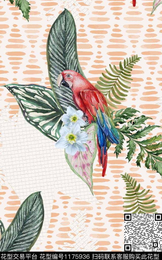 数码华亿平台潮牌格子数码印花华亿平台下载（图片编号: 1175936） - 瓦栏（Walan）