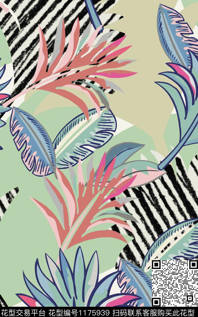 数码华亿平台几何潮牌数码印花华亿平台下载（图片编号: 1175939） - 瓦栏（Walan）