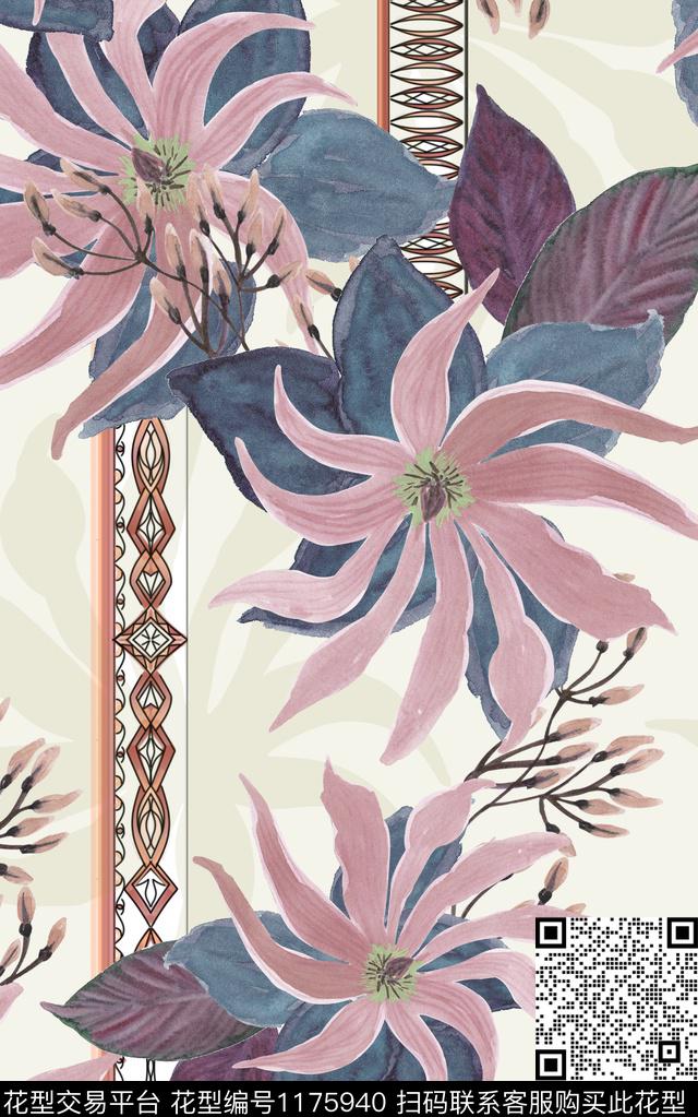 数码华亿平台潮牌花卉数码印花华亿平台下载（图片编号: 1175940） - 瓦栏（Walan）