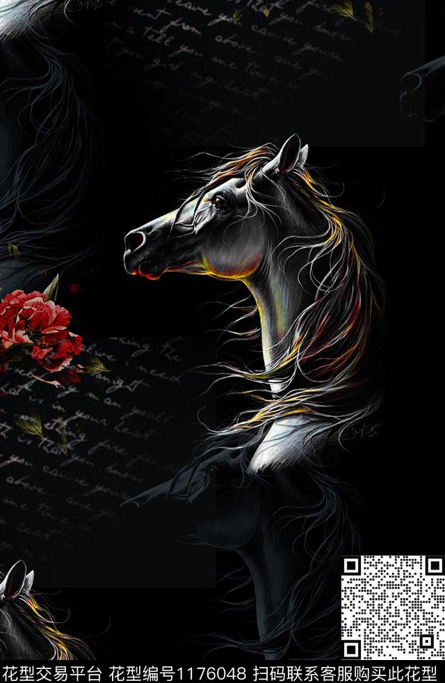 数码华亿平台花卉大牌风数码印花华亿平台下载（图片编号: 1176048） - 瓦栏（Walan）