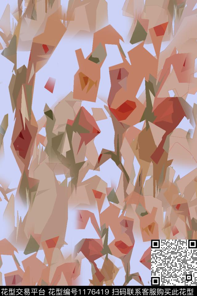 迷彩图案艺术迷彩乡村生活数码印花华亿平台下载（图片编号: 1176419） - 瓦栏（Walan）