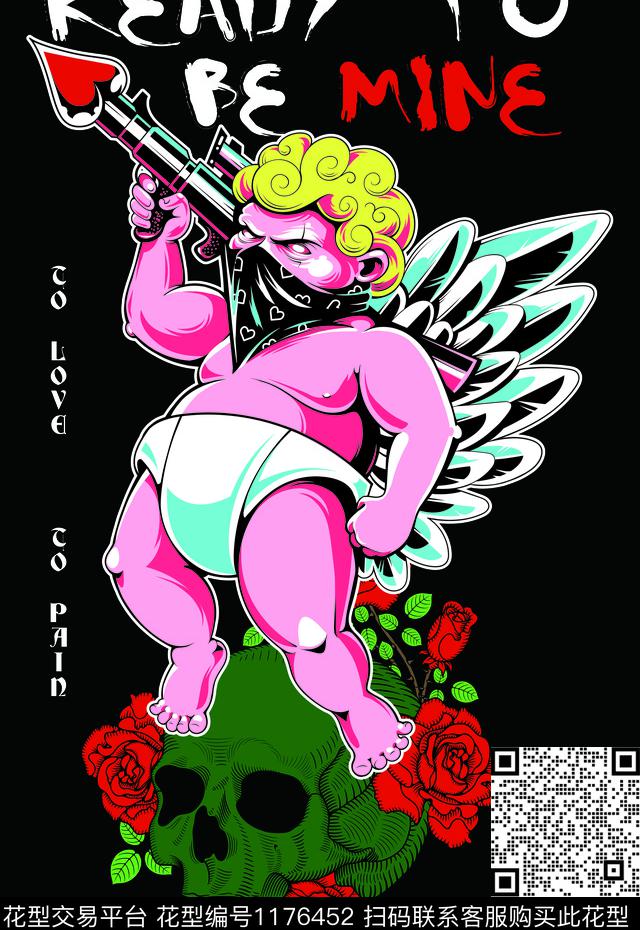 潮牌大牌风定位花传统印花华亿平台下载（图片编号: 1176452） - 瓦栏（Walan）